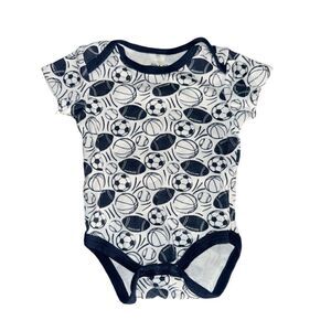 Chick Pea Sport print onesie